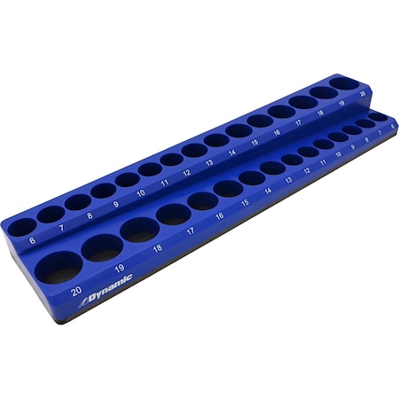 Dynamic 3/8" Drive Metric Magnetic, 30 Socket Organizer D029003